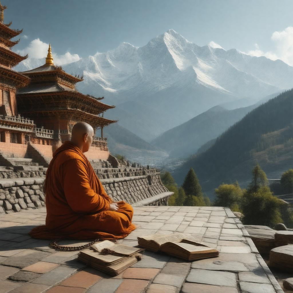 AI-created image of Madhyamaka school