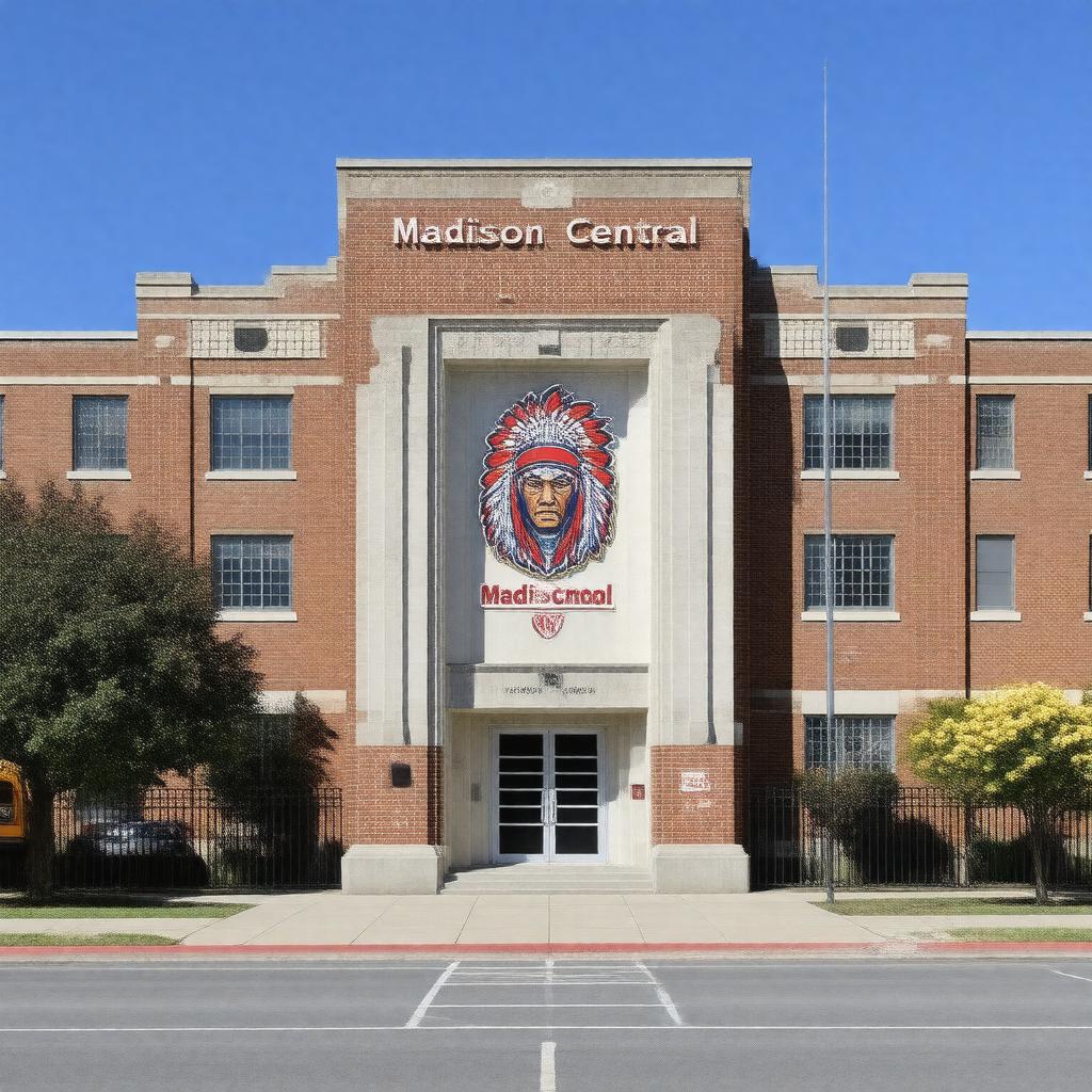AI-created image of Madison Central High School