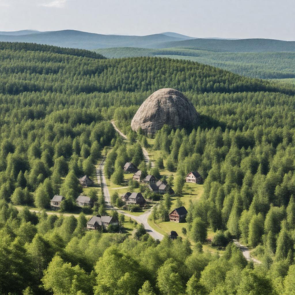 AI-created image of Madison, New Hampshire, United States