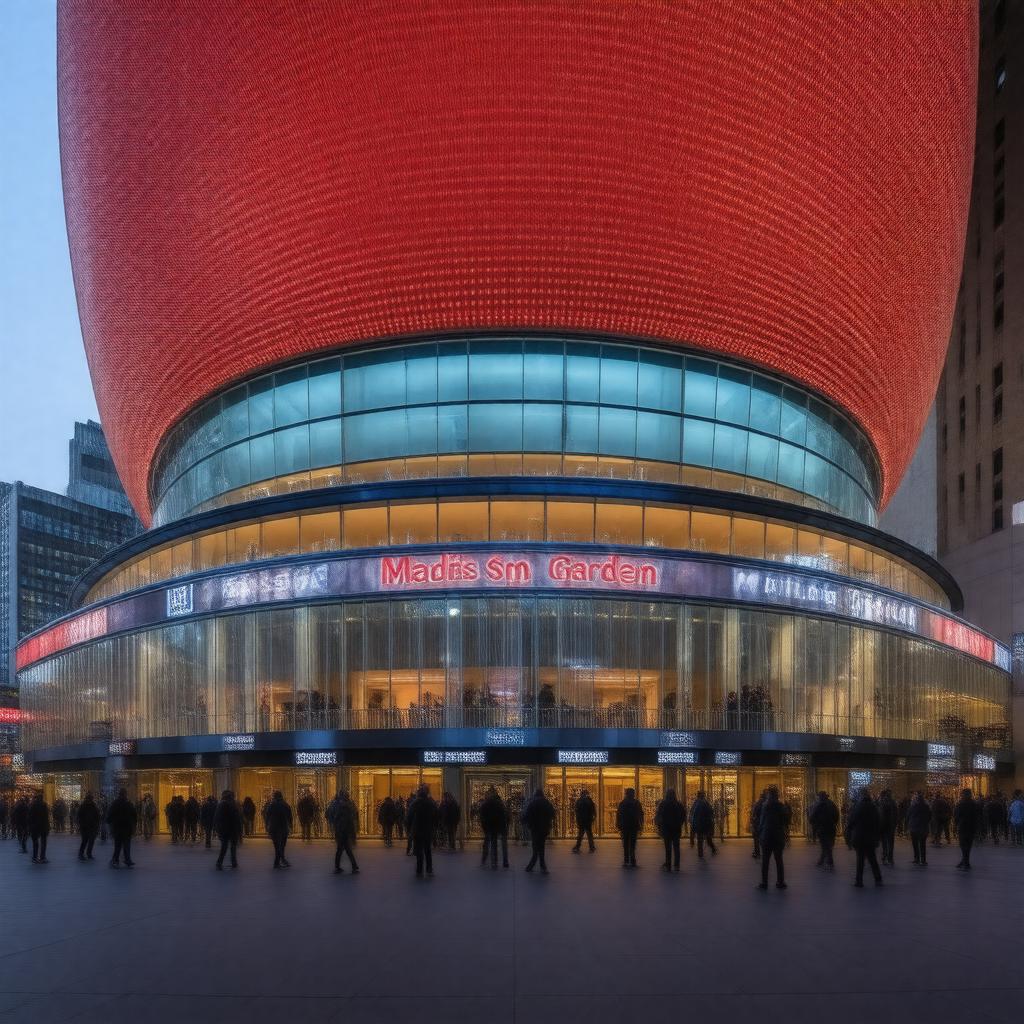 AI-created image of Madison Square Garden, New York