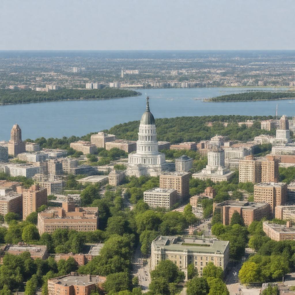 AI-created image of Madison, Wisconsin