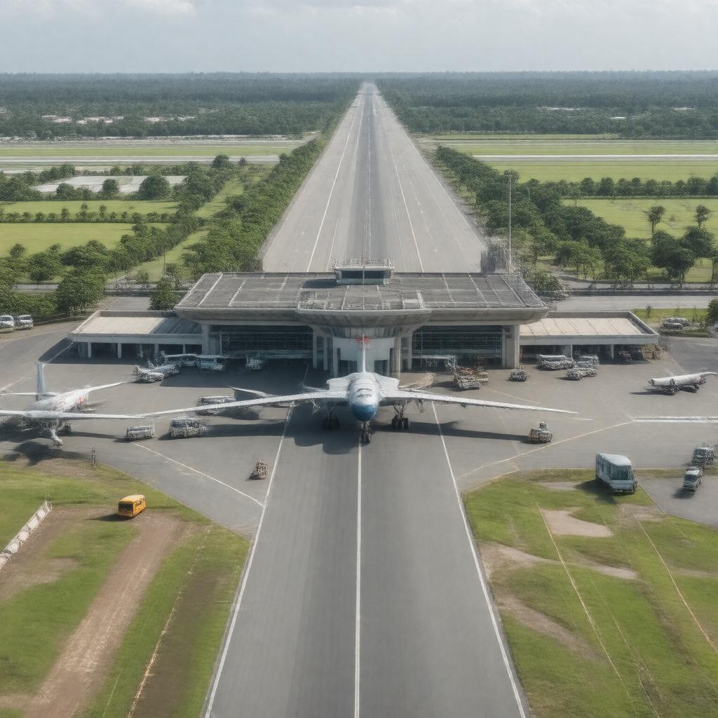 AI-created image of Madurai Airport