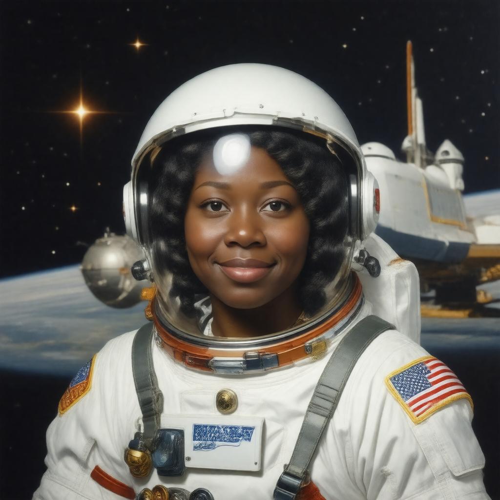 AI-created image of Mae Jemison