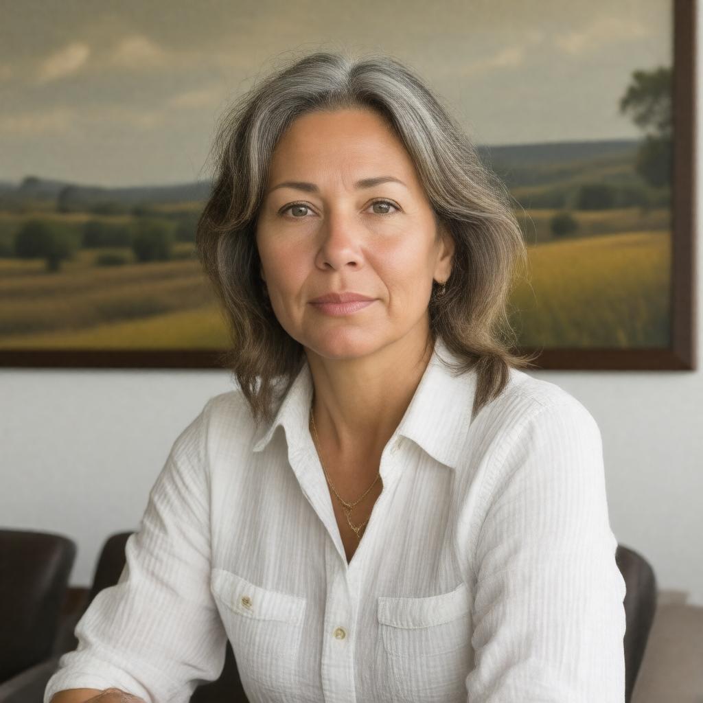 AI-created image of Mae Louise Allen