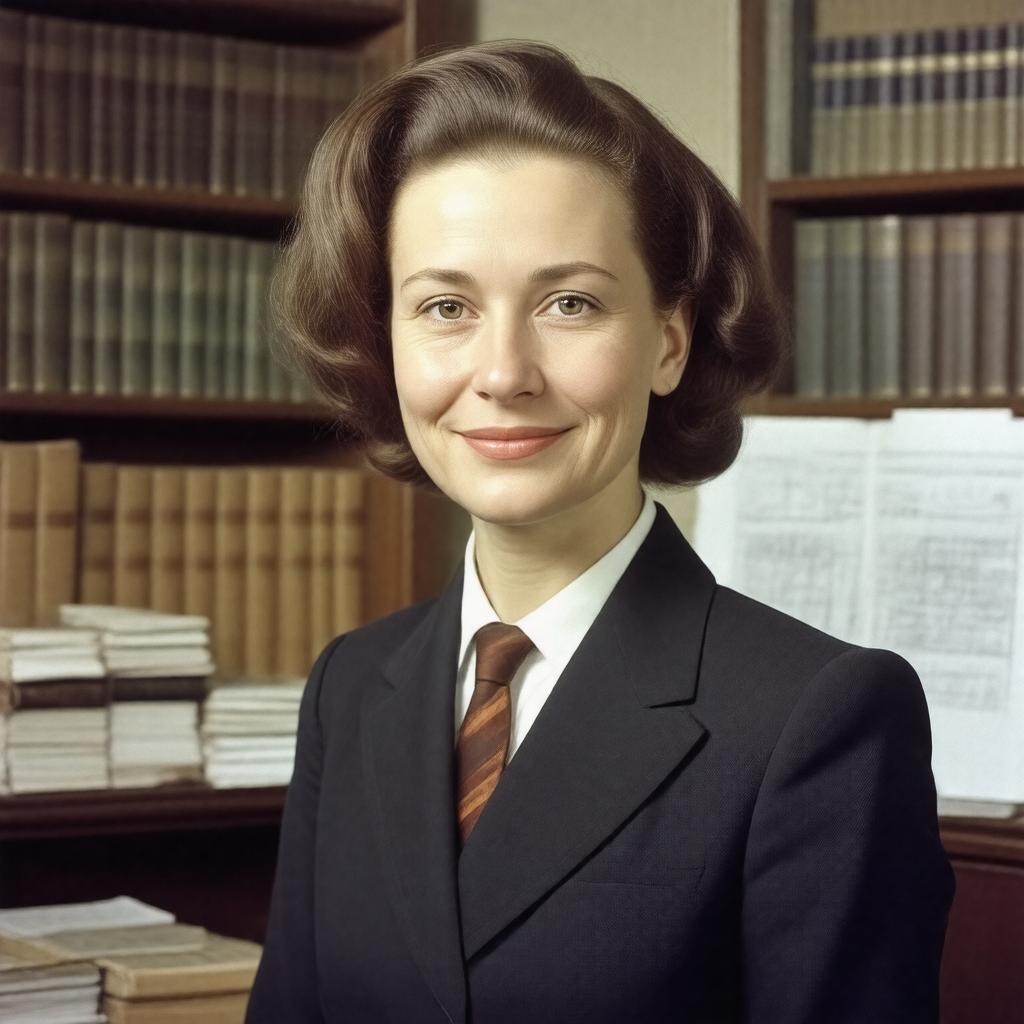 AI-created image of Magda von Laue