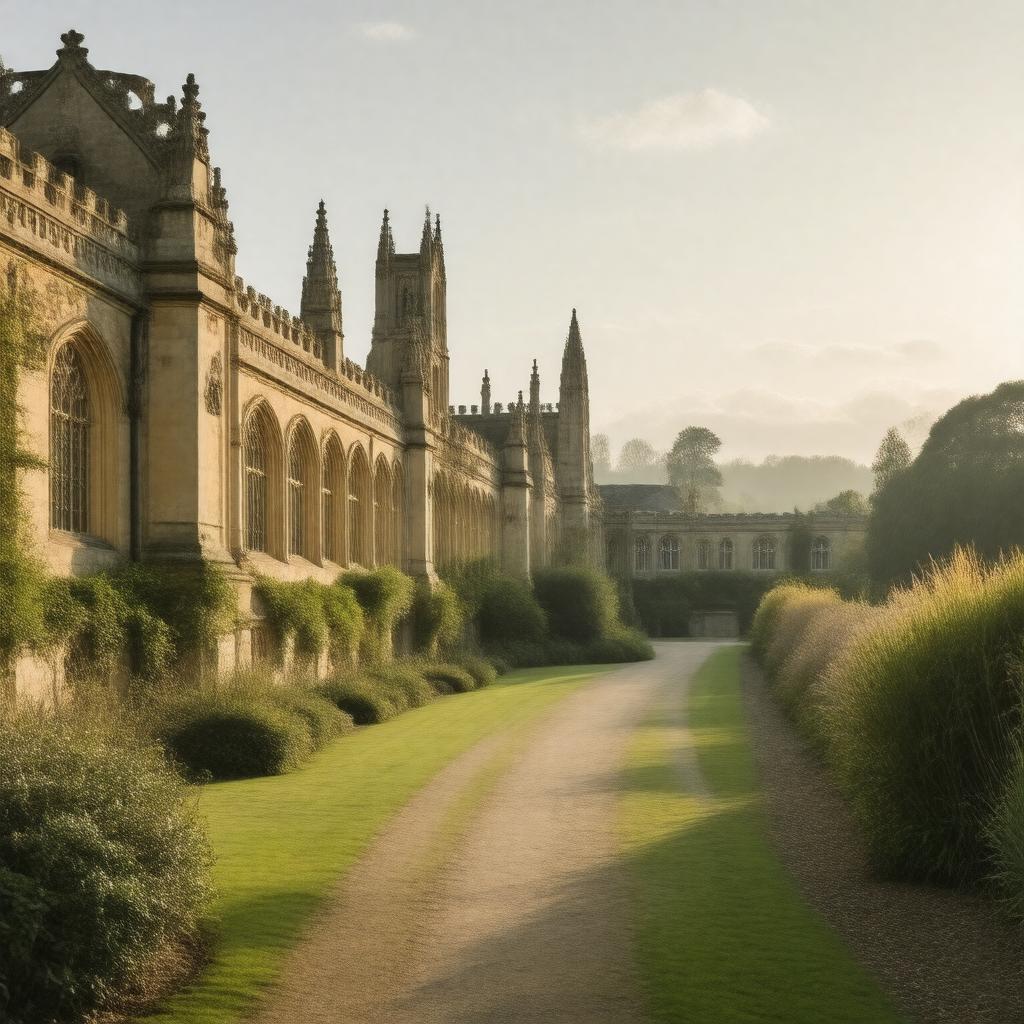 AI-created image of Magdalen College