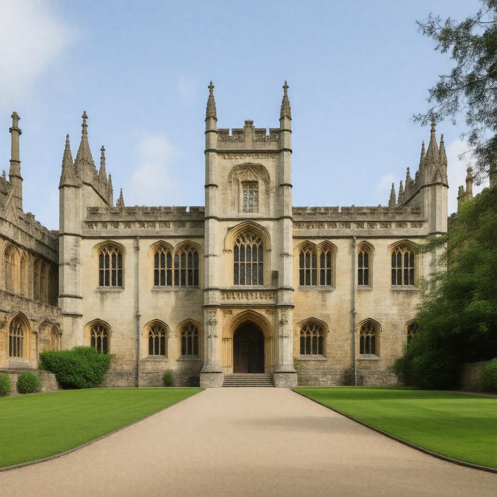 AI-created image of Magdalen Hall, Oxford