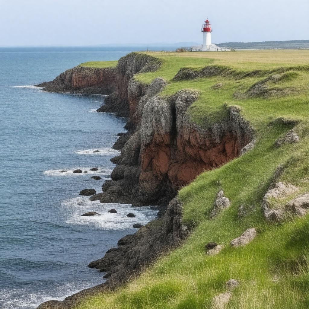 AI-created image of Magdalen Islands