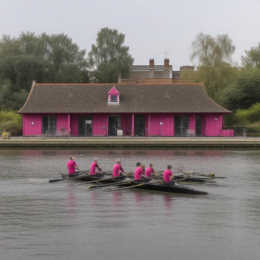AI-created image of Magdalene Boat Club