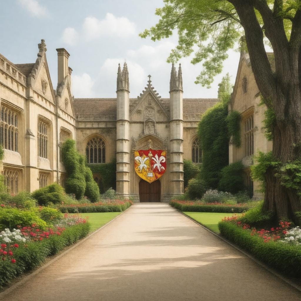 AI-created image of Magdalene College, Cambridge