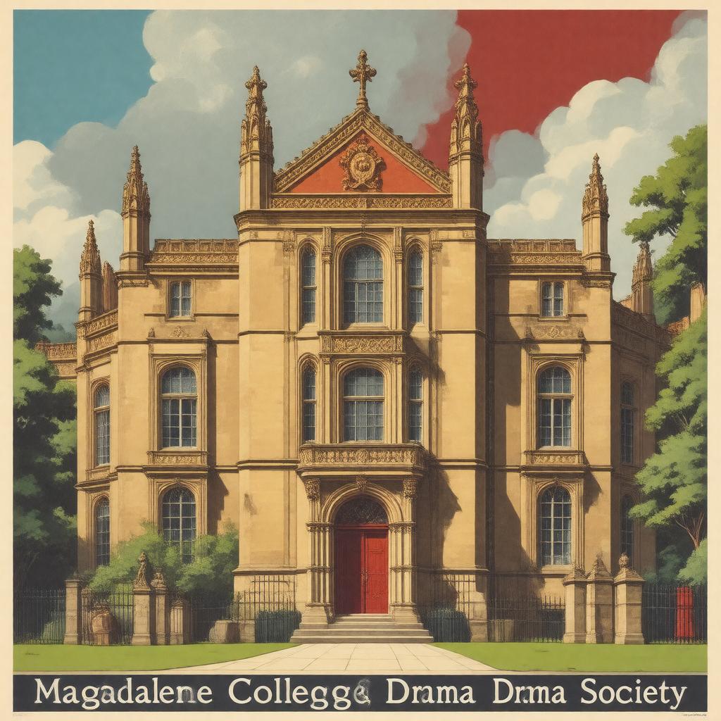 AI-created image of Magdalene College Drama Society