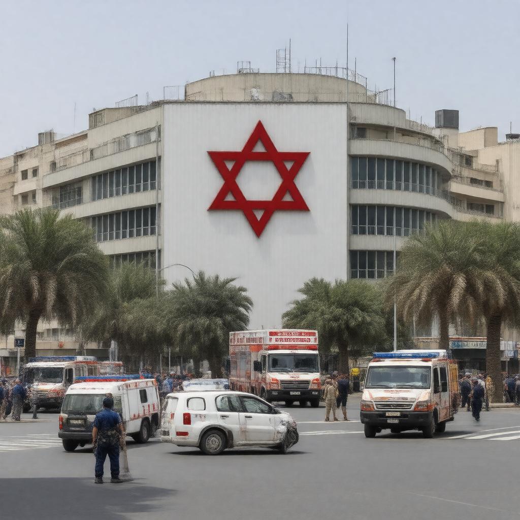 AI-created image of Magen David Adom