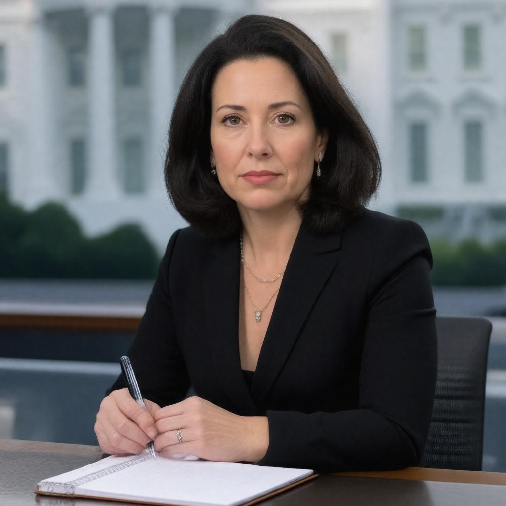 AI-created image of Maggie Haberman