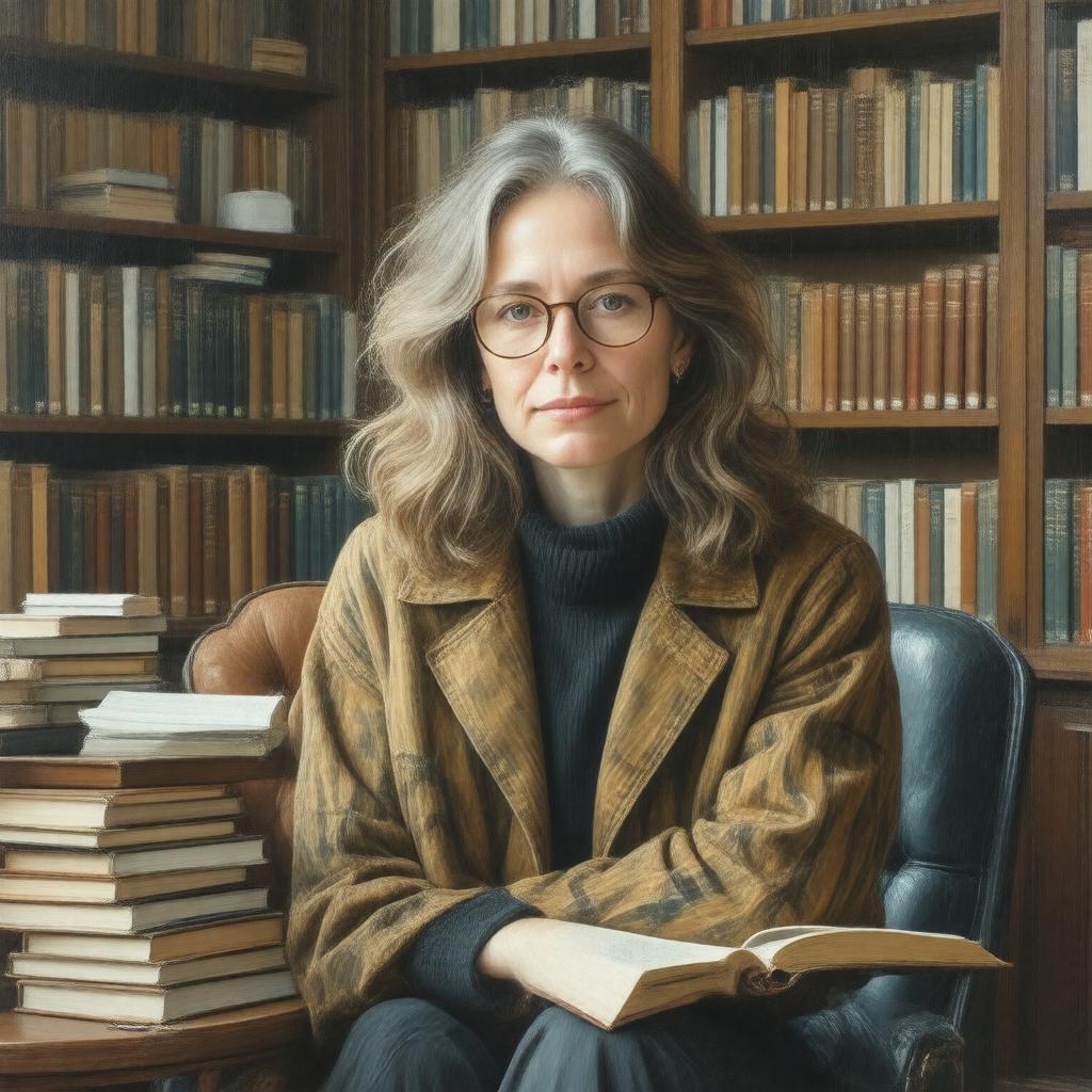 AI-created image of Maggie Nelson