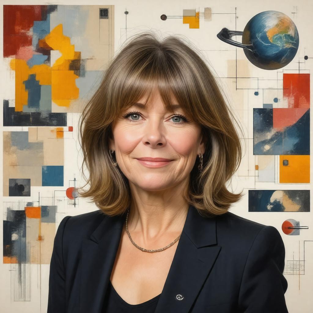 Click to view larger image AI-created image of Maggie Philbin