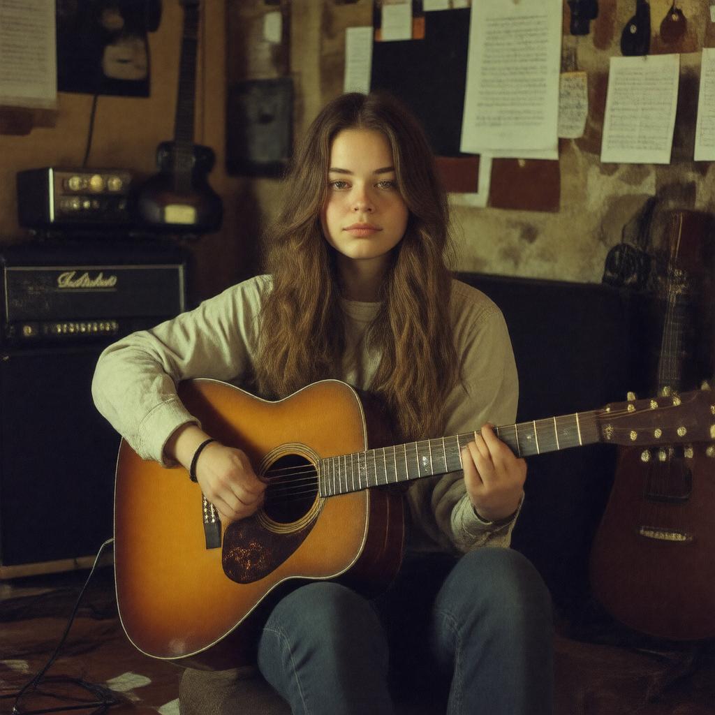 AI-created image of Maggie Rogers