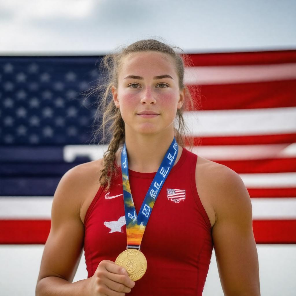 AI-created image of Maggie Steffens