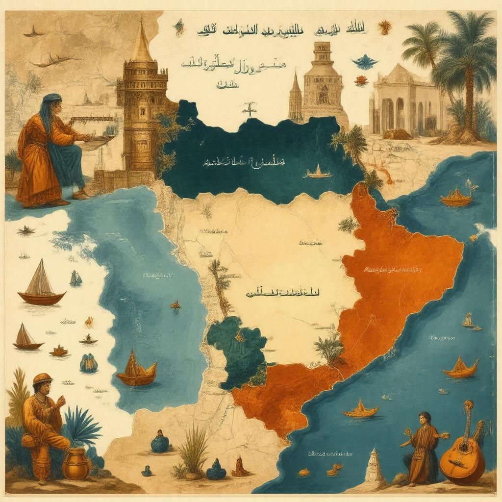 AI-created image of Maghrebi Arabic