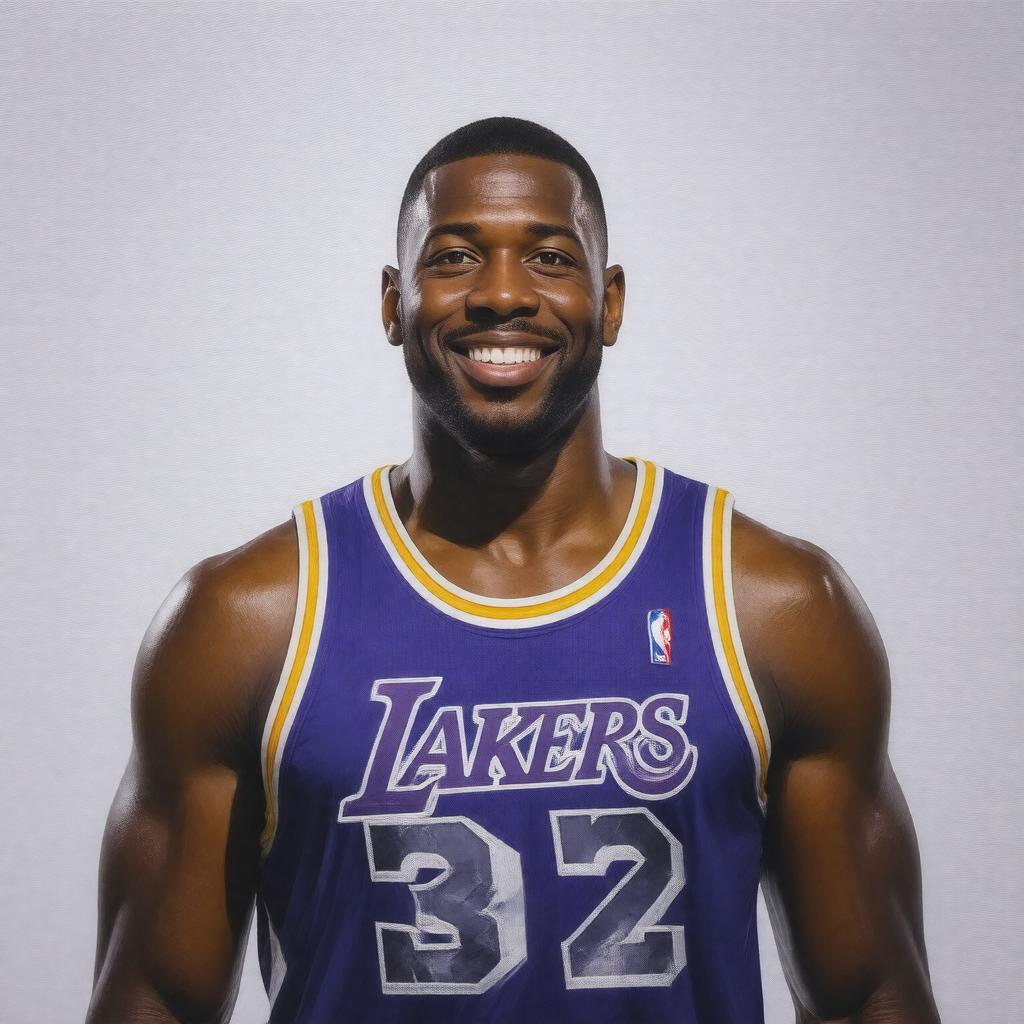 AI-created image of Magic Johnson