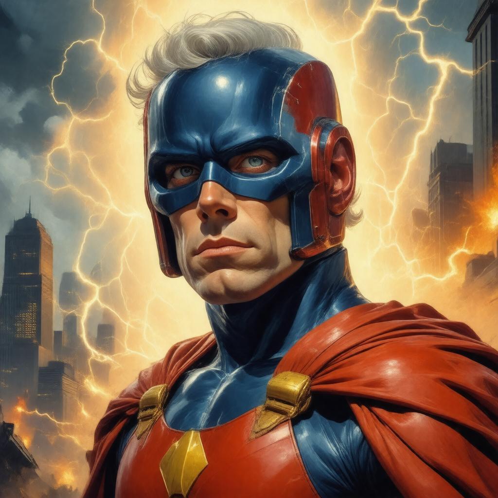 AI-created image of Magneto
