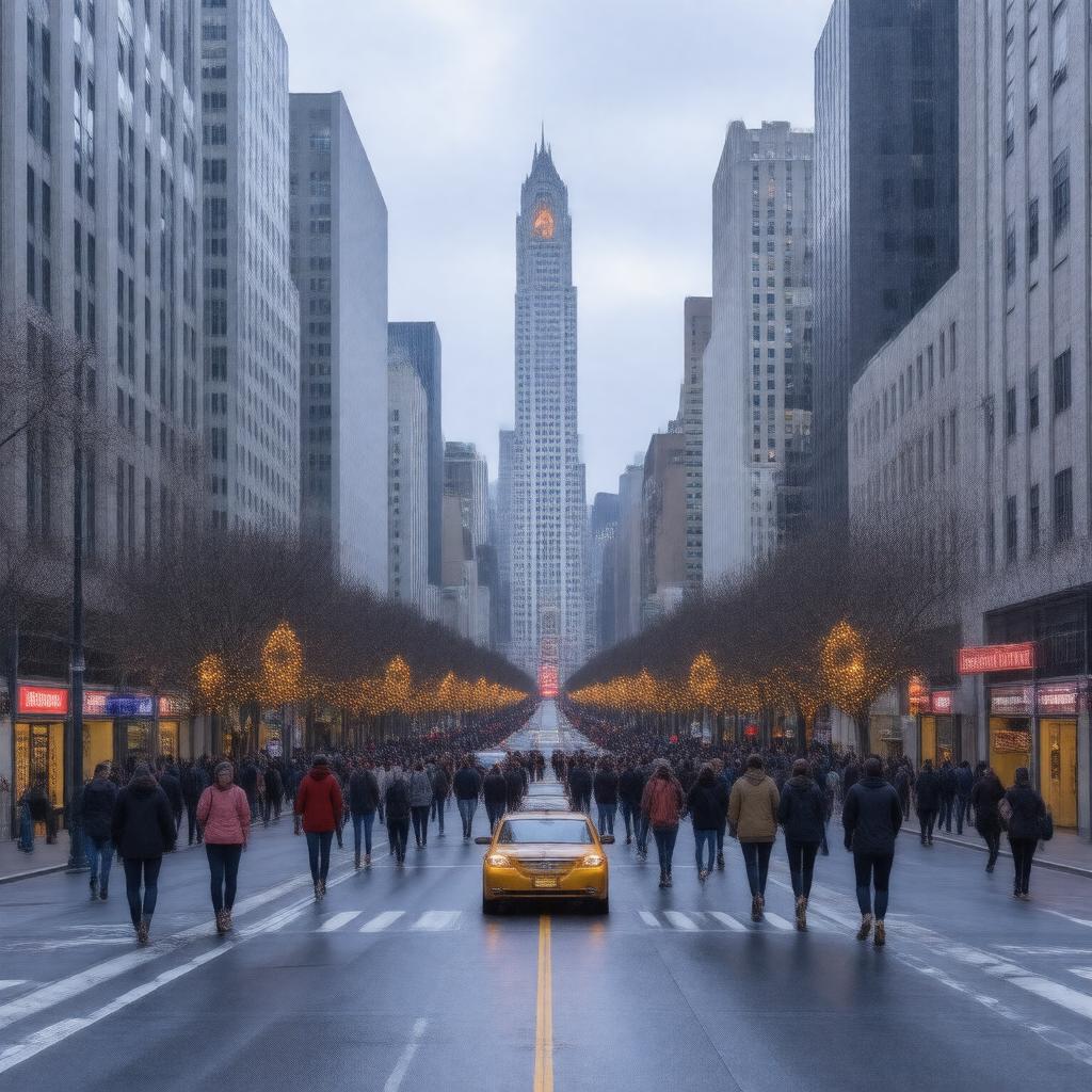 Click to view larger image AI-created image of Magnificent Mile