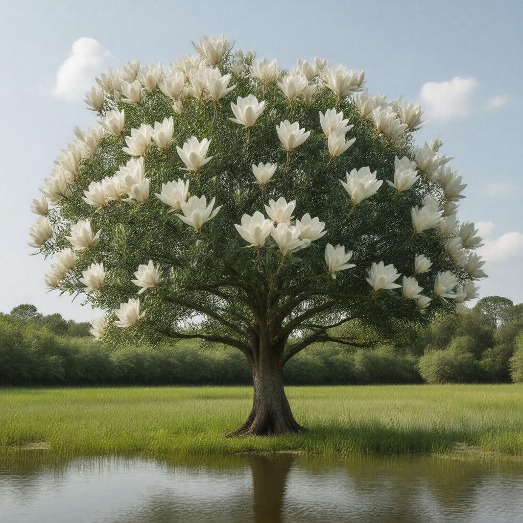 AI-created image of Magnolia virginiana