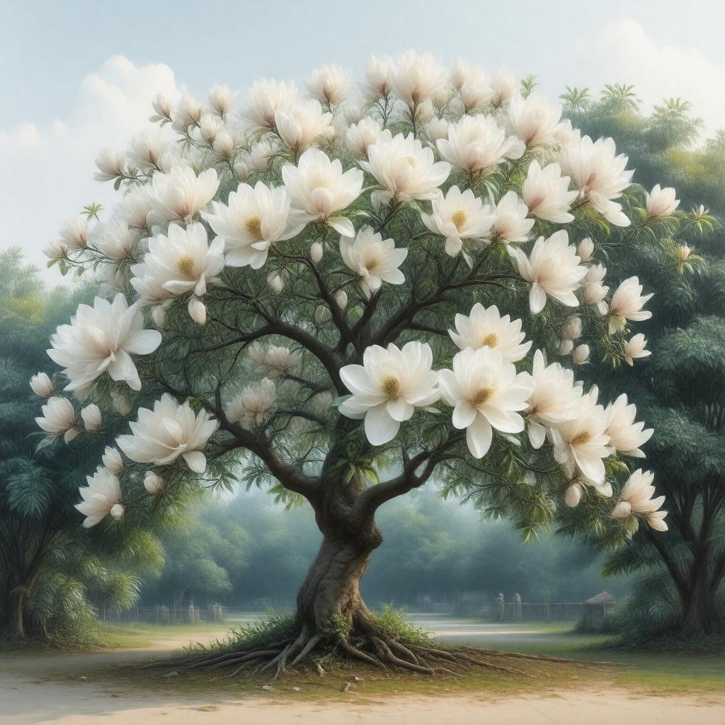 AI-created image of Magnoliaceae
