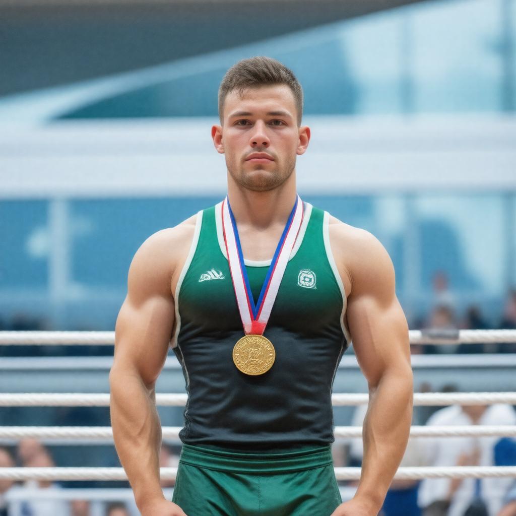 AI-created image of Magomed Kurbanaliev