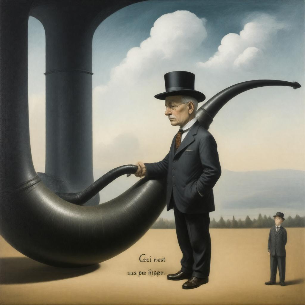 AI-created image of Magritte