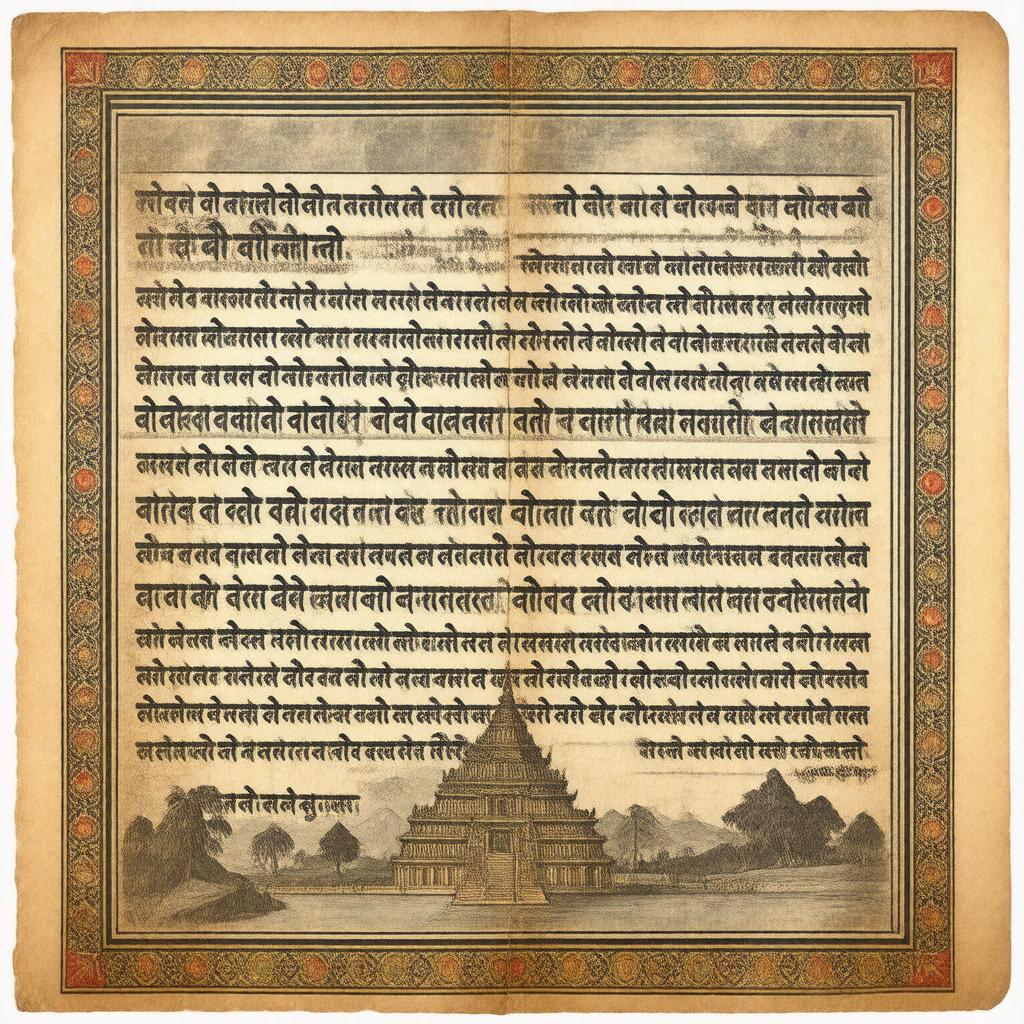 Click to view larger image AI-created image of Mahāyānavimśikā