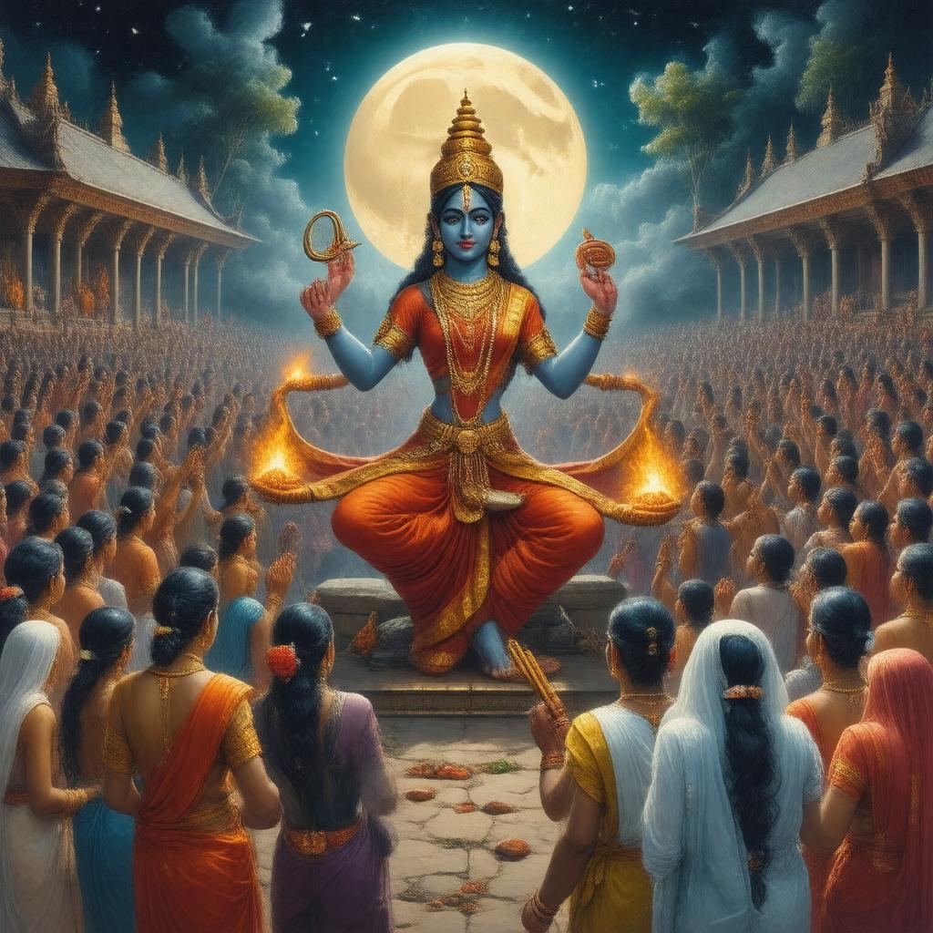 AI-created image of Maha Ashtami