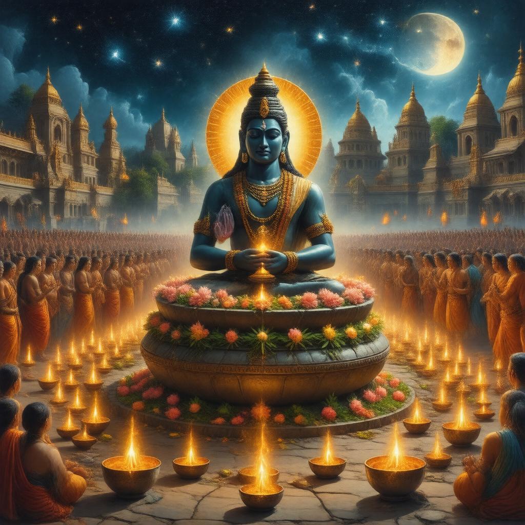 AI-created image of Maha Shivaratri