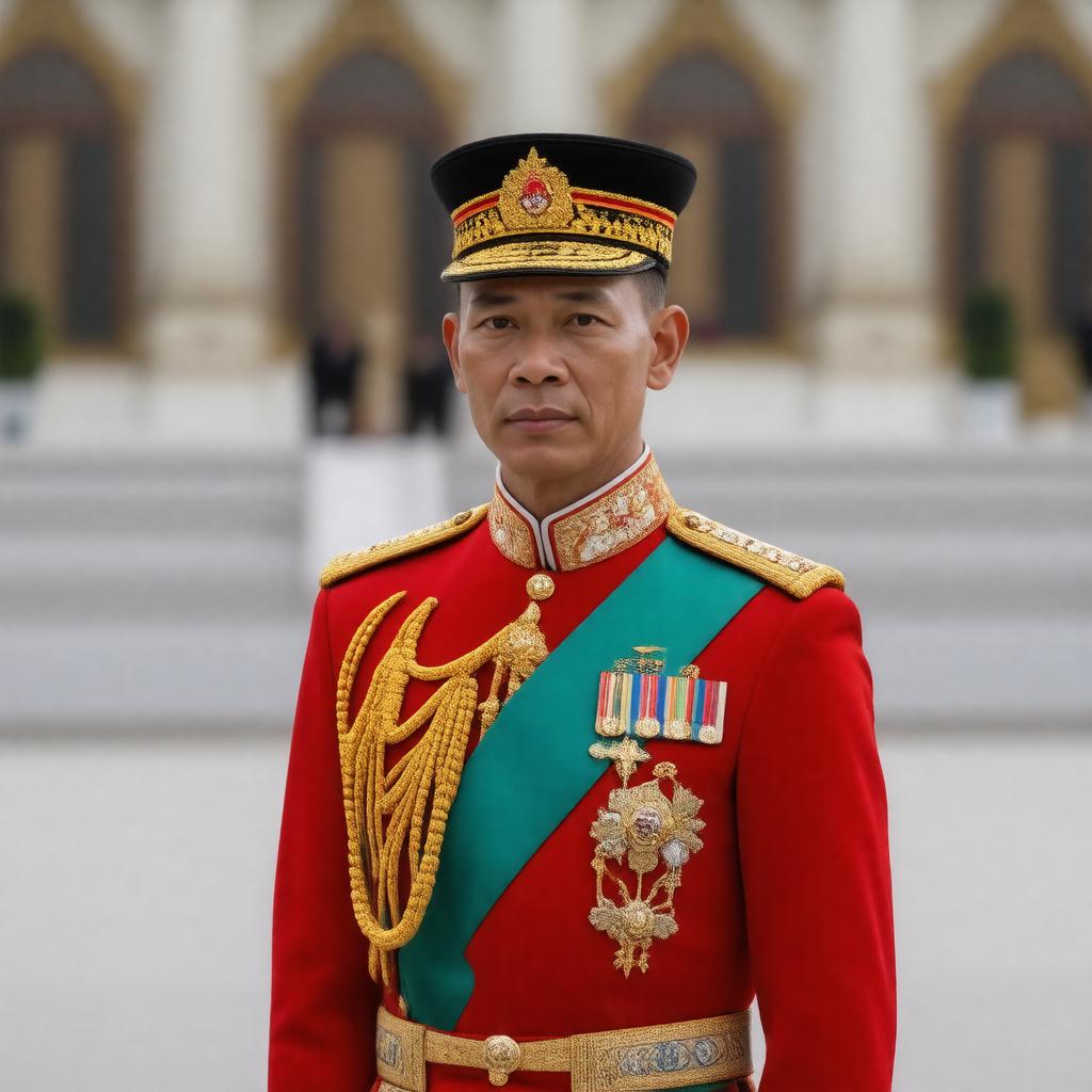 AI-created image of Maha Vajiralongkorn