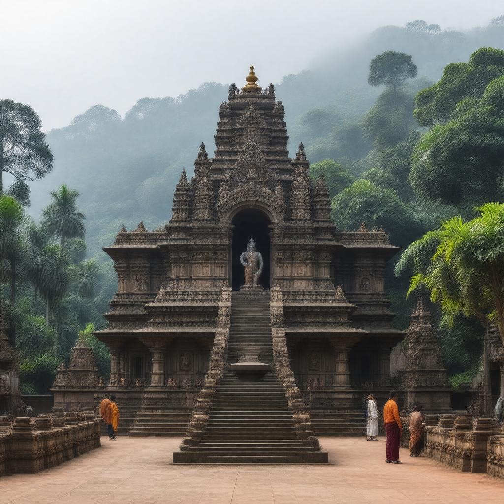 AI-created image of Mahabaleshwar Temple