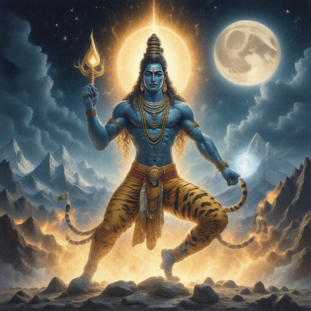 AI-created image of Mahadeva