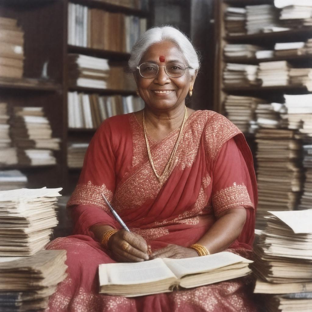 AI-created image of Mahadevi Verma