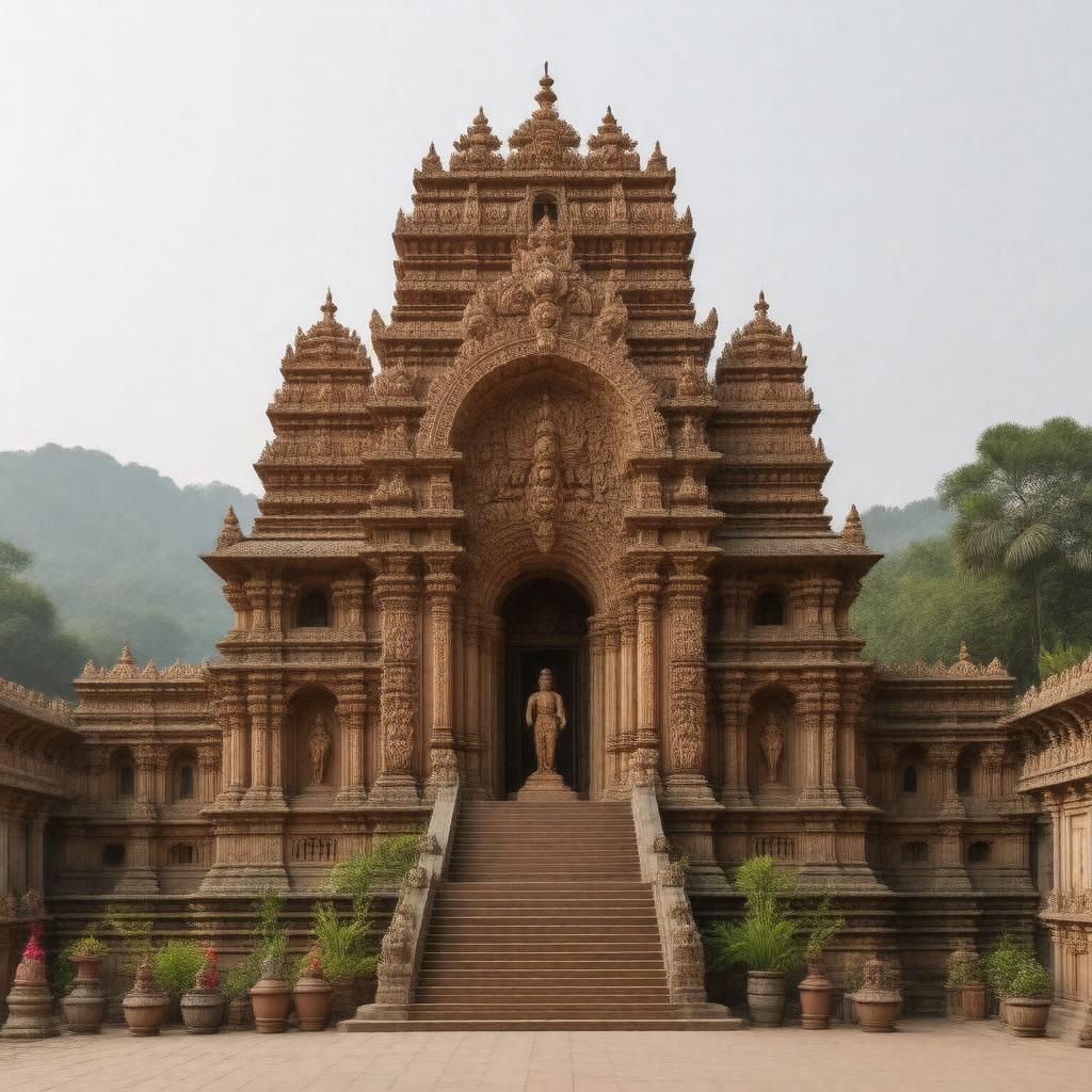 AI-created image of Mahakali Temple