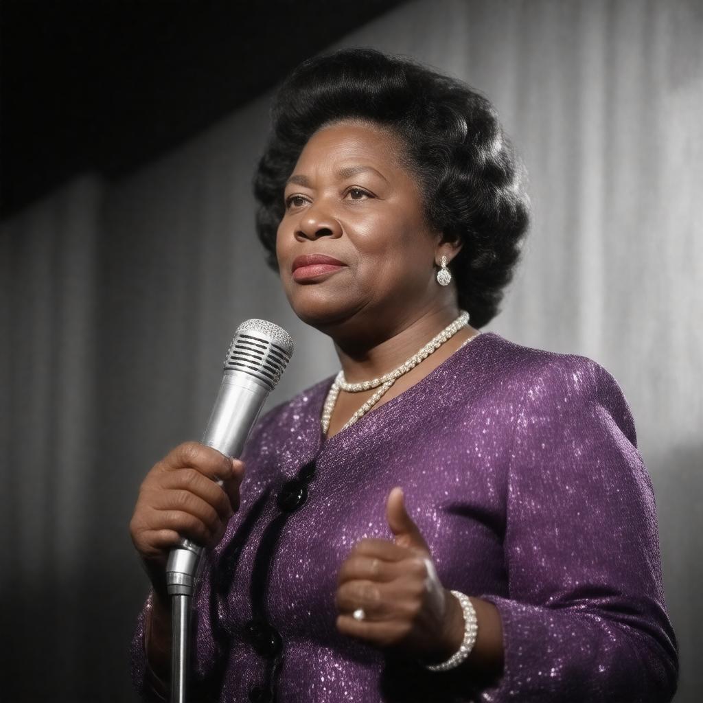 AI-created image of Mahalia Jackson