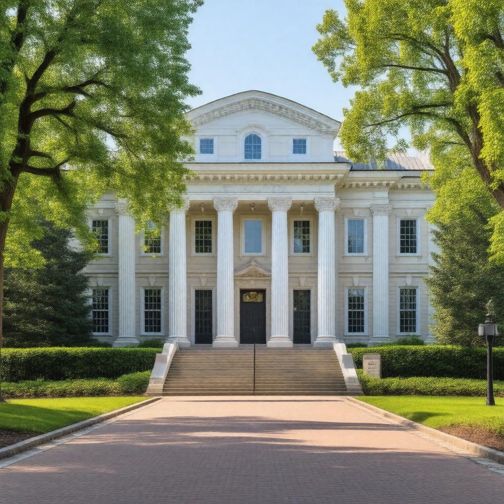 Click to view larger image AI-created image of Mahan Hall