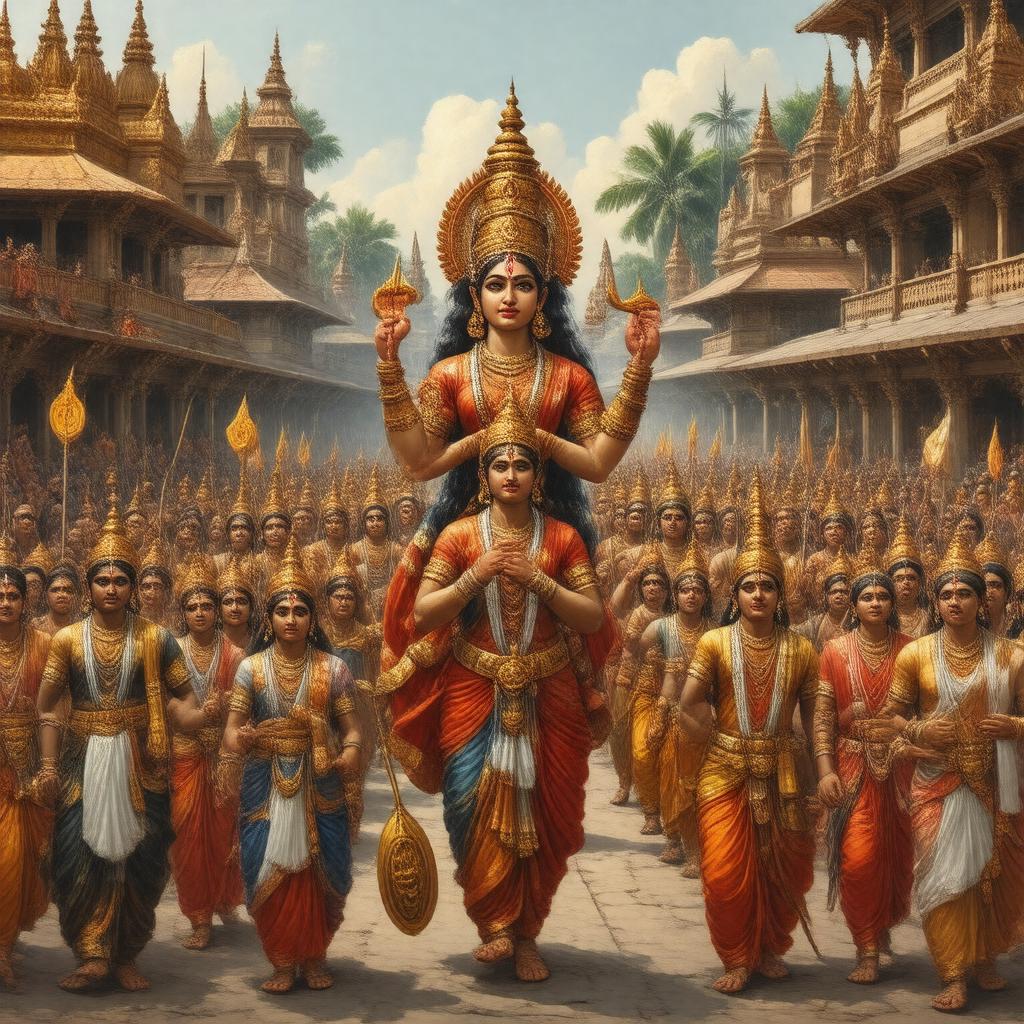 AI-created image of Mahanavami