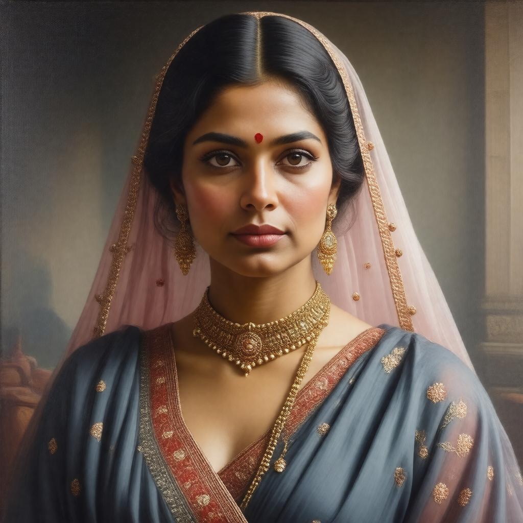 AI-created image of Maharani Gayatri Devi