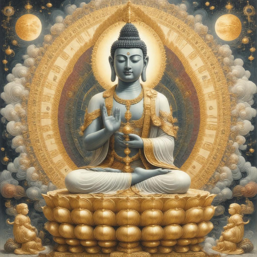 AI-created image of Mahavairocana