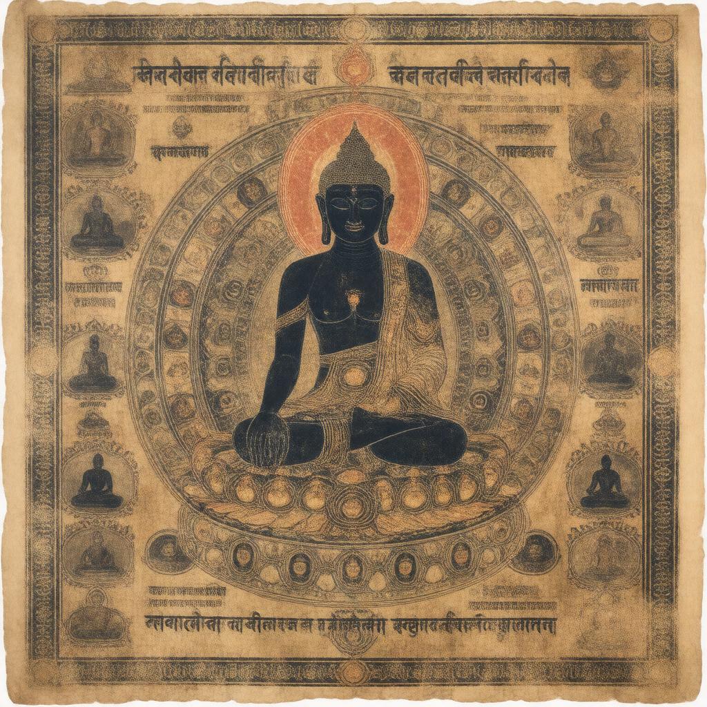 AI-created image of Mahavairocana Tantra