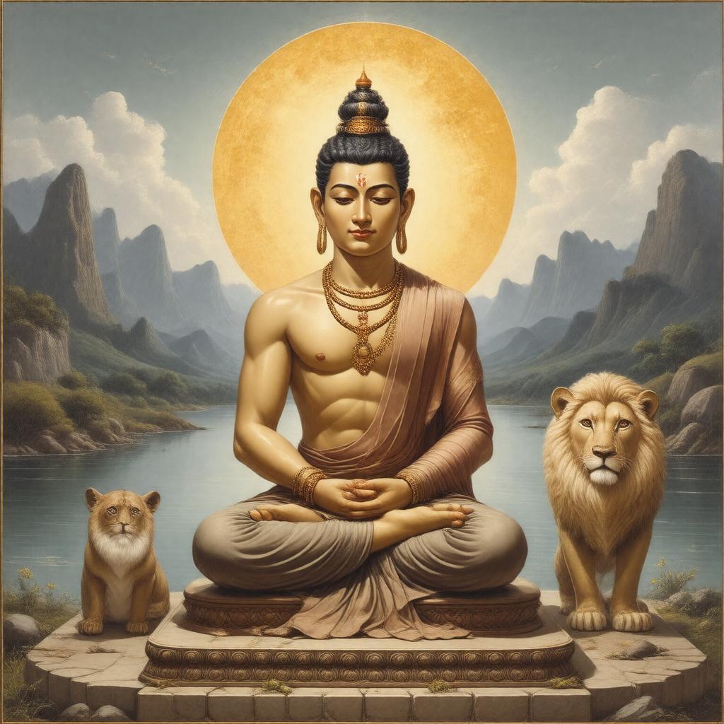 AI-created image of Mahavira