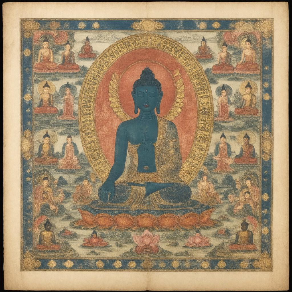 AI-created image of Mahayana Sutras