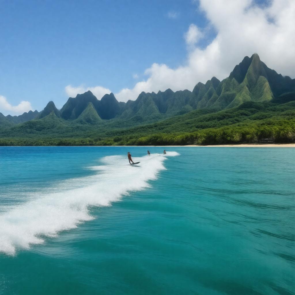 AI-created image of Mahina Bay