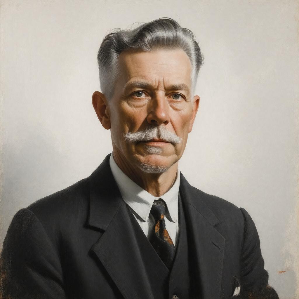 AI-created image of Mahonri Young