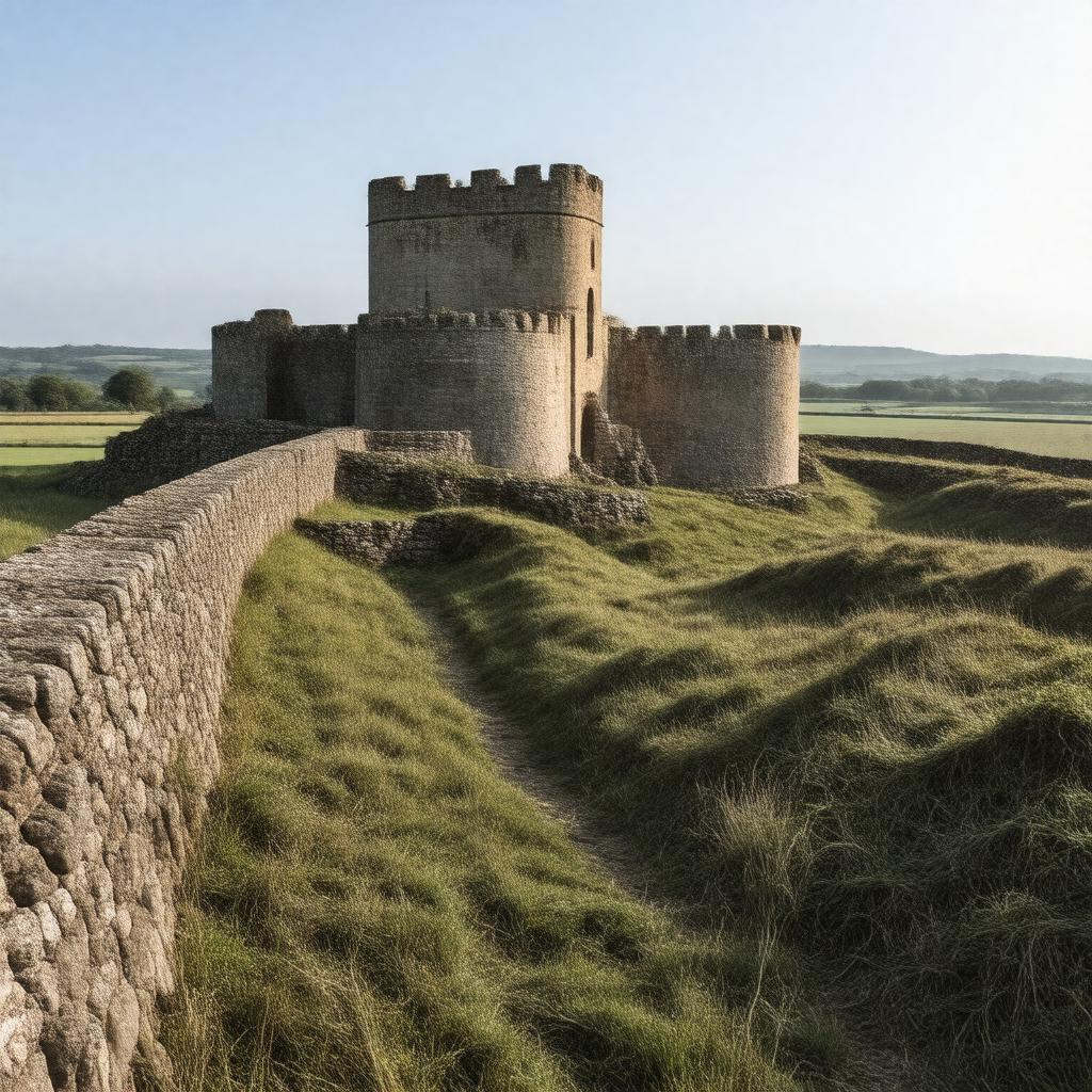 AI-created image of Maiden Castle