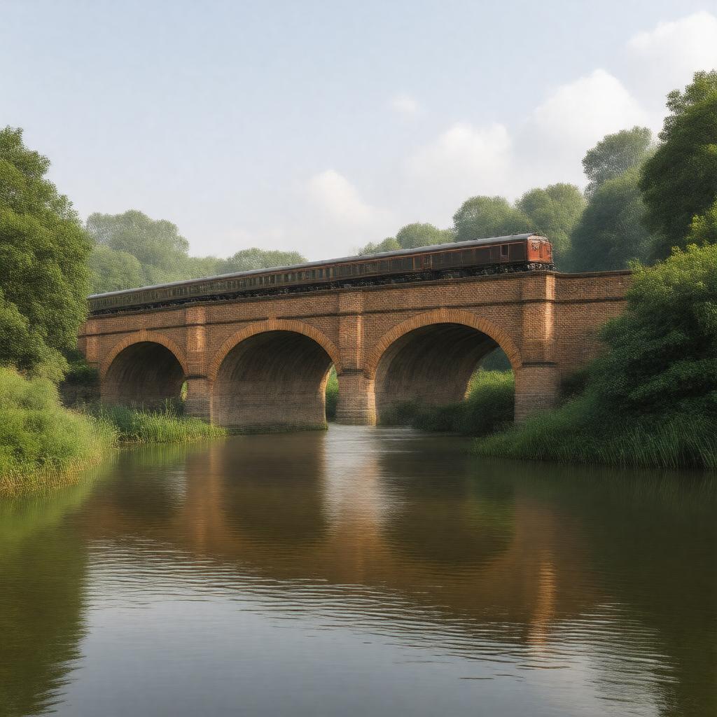 AI-created image of Maidenhead Railway Bridge