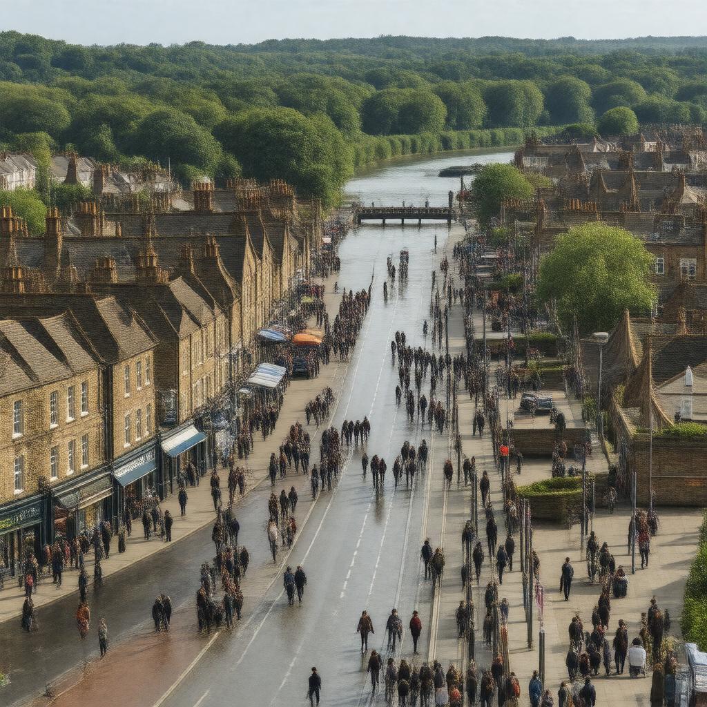 AI-created image of Maidstone, Kent, England